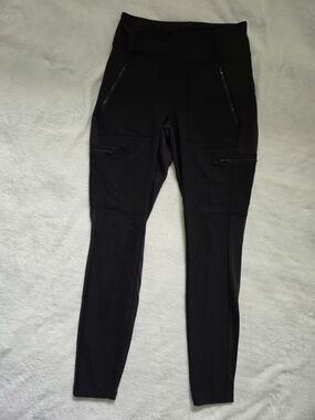 Athleta Black High-Waist Cargo Leggings - Women Pants & Jumpsuits
